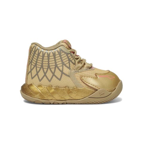 Puma Mb.01 Golden Child Basketball Toddler Boys Gold Sneakers Athletic Shoes 39