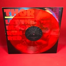 THOR Let The Blood Run Red 1985 UK 12" single pressed on Red Vinyl