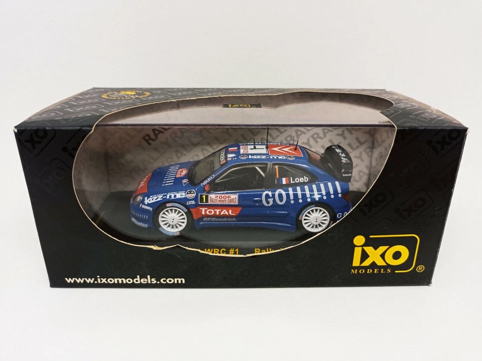 Ixo 1/43 - Citroen Xsara WRC #1 Rally Montecarlo 2006 S.Loeb - D.Elena RAM210 Foto 4 de 4