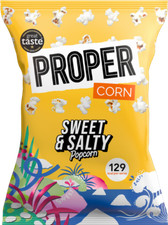 Proper Corn - Sweet & Salty Popcorn 90g - Pack of 6