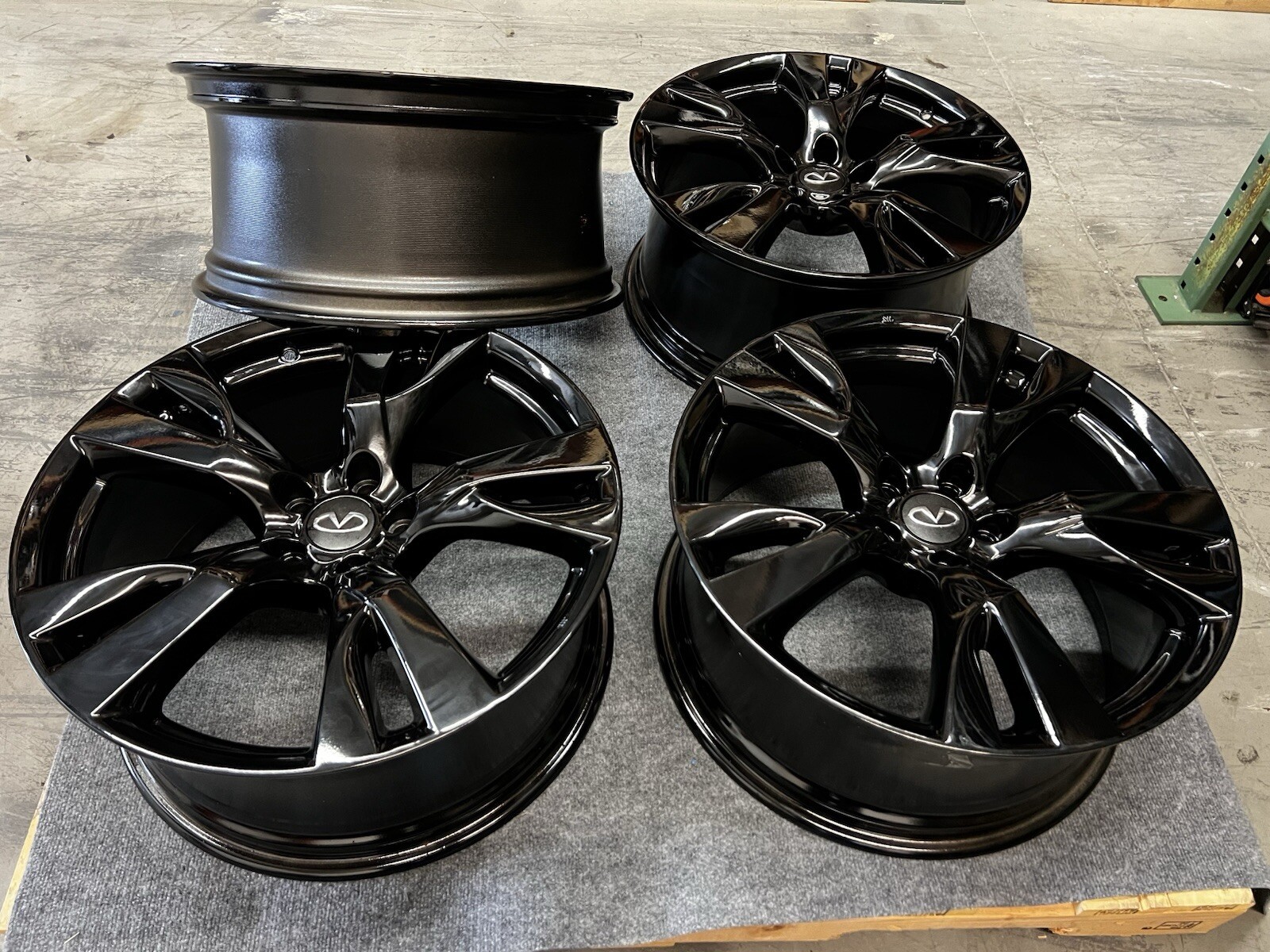 20” INFINITI M37 M56 M35 Q70 FACTORY OEM ORIGINAL STOCK WHEELS RIMS ...