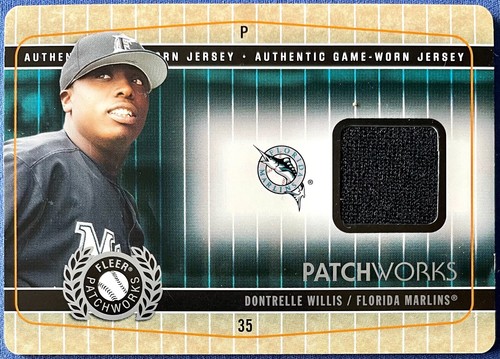 /199 DUAL Die-Cut: Dontrelle WILLIS, Josh BECKETT Jerseys 2005 Fleer Patchworks - Picture 3 of 12