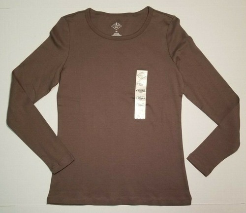 ST JOHNS BAY WOMENS CREW NECK LONG 