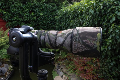 Tamron 150 600mm Di VC G2 Neoprene lens protection camouflage cover Forest Camo - Picture 2 of 2