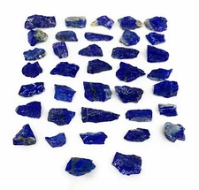 132.5g,37pcs,0.6"-1.3", Small Tiny Chips Rough Lapis Lazuli @Afghanistan,B11990