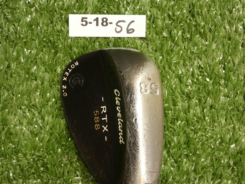 Cleveland 588 RTX Rotex 2.0 Black Pearl 58* 6* Lob Wedge Dynamic