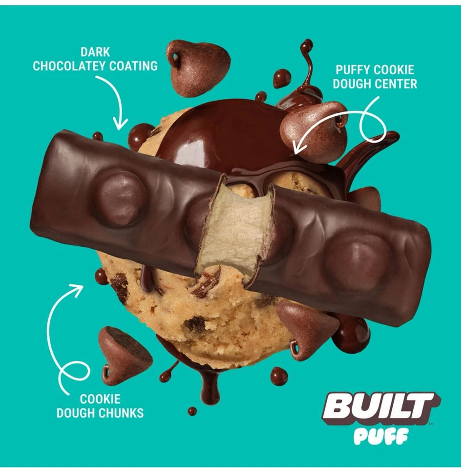 Barritas de proteína Built Bar Puff & Chunk, paquete de variedad, 13 ct. Foto 4 de 4