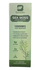Beworths Sea Moss Liquid Drops - Digestive/Immune Support - 2 fl oz - Exp 04/26
