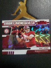 2021 MAC JONES CONTENDERS DRAFT PICKS RED EXPLOSION REFRACTOR FRONT ROW SEATS RC