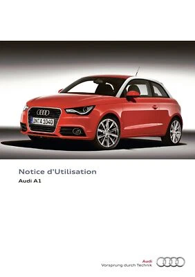 Audi A1 Sportback 2010-2014 Notice d'Utilisation Français