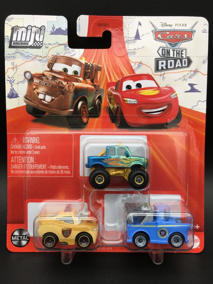 Disney Pixar Cars Mini Racers 3 Pack 2023 **You Pick** On the Road ...