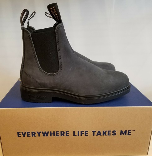 Rustic Black Leather Boots for Men 