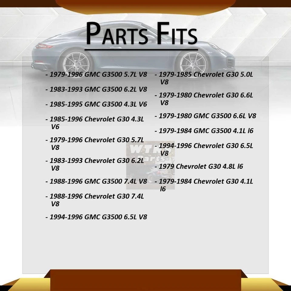 Комплект амортизаторов стоек передних задних амортизаторов Monroe для GMC G3500 1979 1980 1981 - Изображение 2 из 4