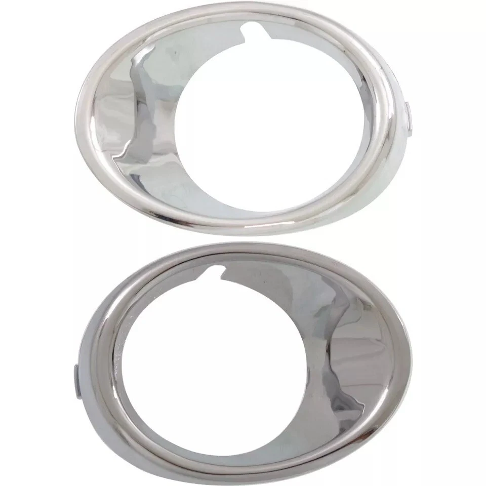 New Front Fog Light Trim Left & Right Chrome 2Pc Fits 2012-2016 Chevrolet Sonic - Image 2 of 4