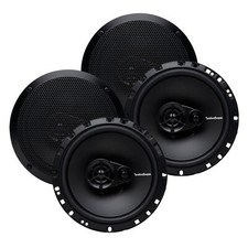 4 ROCKFORD FOSGATE R165X3 6.5" 3-Way Coaxial Speakers Silk Piezo Tweeters 2pr