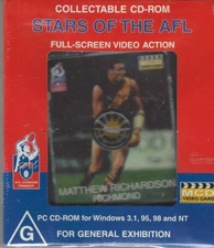 1990s Stars Of The AFL MCD Video Card Matthew Richard 12 RichmondBrand new Seale