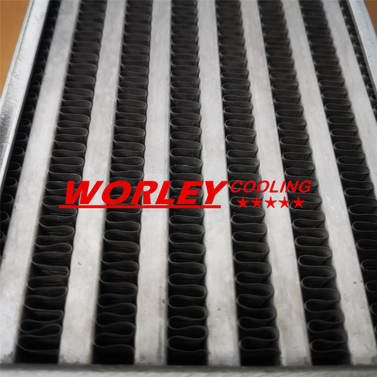 Full Aluminum Turbo Intercooler 2 550x140x80mm Bar & Plate SAME
