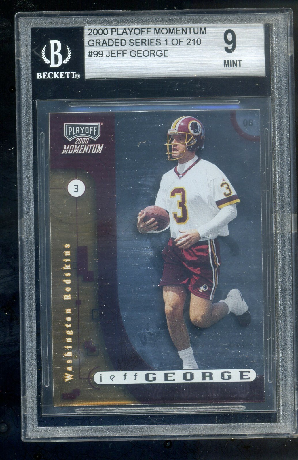 2000 Playoff Momentum Graded Series Jeff George #99  BGS 9 MINT  1 of 210