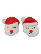 Infant  Toddler Boys Fuzzy Santa Christmas Baby Slippers House Shoes