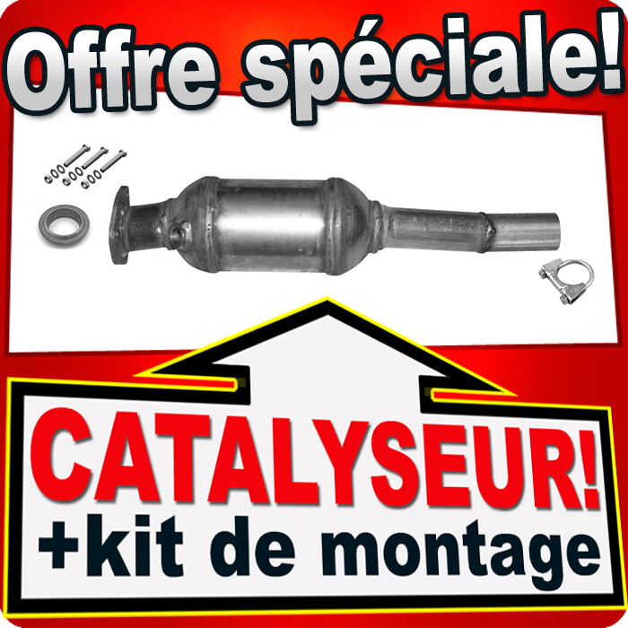 Catalyseur en acier inox pour VW Vento et Golf III résistant haute température