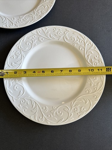 Lenox Opal Innocence Carved Dinner Plate 11 1/4”. Set Of 2 - Picture 11 of 11