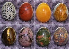 Budawi® Kamień szlachetny Dekoracja Jajko Jajko dekoracyjne Jajka dekoracyjne Kamienne jajka Jajka wielkanocne