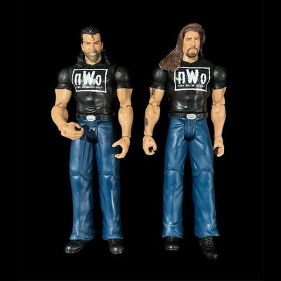 WWE Outsiders Kevin Nash Scott Hall Mattel Basic Battle Pack Figures Mattel