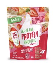 FlavCity Protein Smoothie Powder 10 Servings Strawberry Shortcake 425g Exp. 2027