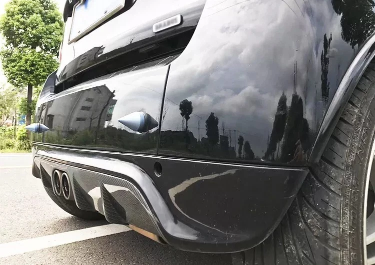 Body kit rear bumper diffuser Lip fit for Smart fortwo W451 2012-2014 - Image 4 of 4