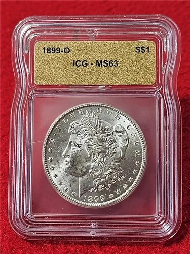 1899-O MORGAN SILVER DOLLAR  ICG  MS 63                                 #T1658