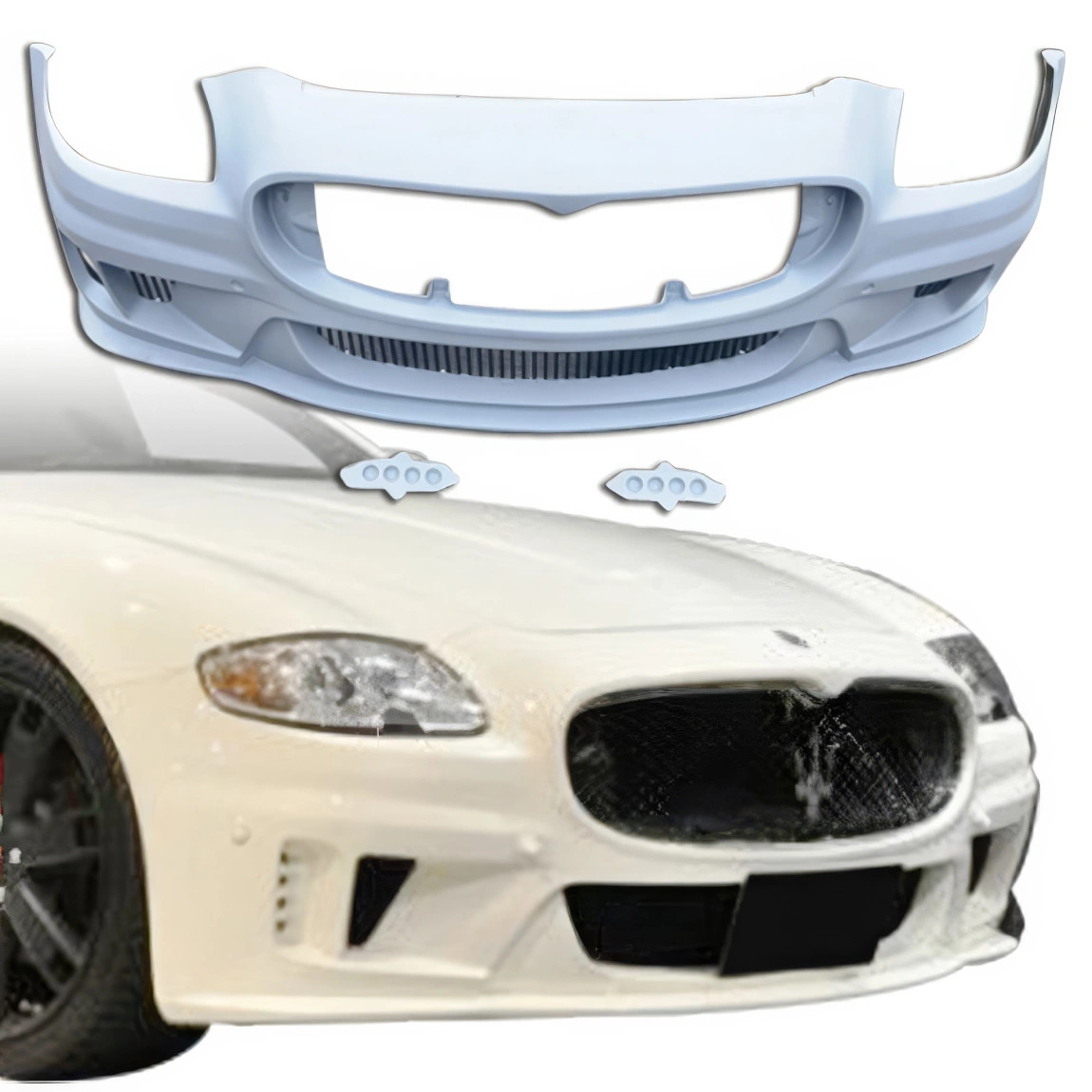 VSaero FRP WAL Front Bumper for Quattroporte Maserati 05-08 vsaeropart_109291