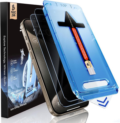 MAGIC JOHN 2 Stück Für Iphone 15 Pro Max Für Sichtschutzfolie (6,7 Zoll), 28-Gra
