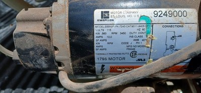 Emerson Pump Duty Motor SA55CX-JAR 4814 115V 3450 RPM 1PH  WORKS 