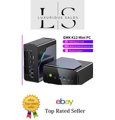 GMKTEC K12 Mini PC AMD Ryzen 7 255H - Barebones (ohne RAM, ohne SSD, ohne OS) UK Model