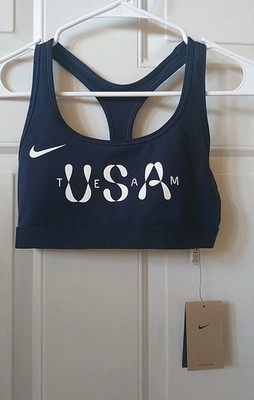 NIKE WOMEN'S USA TEAM TRAINING SPORTS BRA, SIZE S