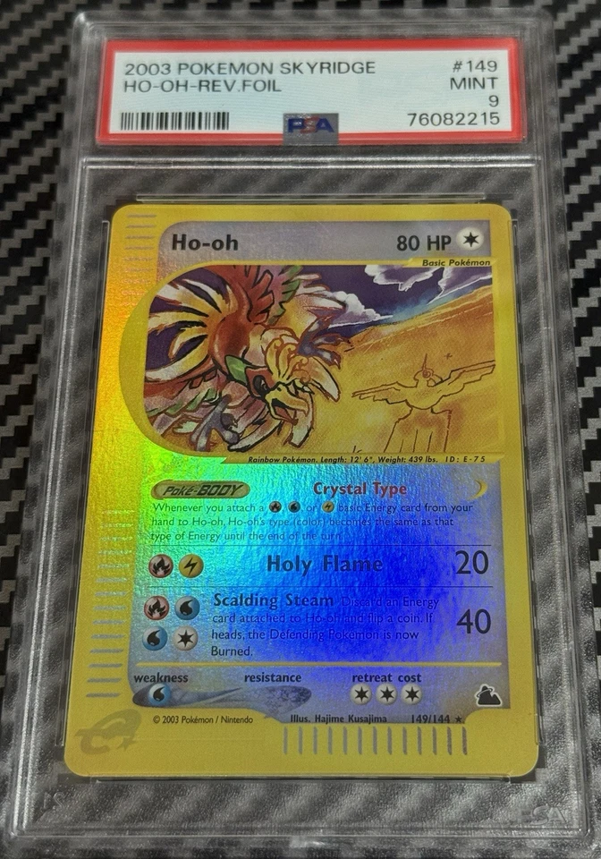 2003 Pokemon Skyridge # 149 Ho-Oh Reverse Foil PSA 9 Card MINT! Trusted Seller! - Image 4 of 4