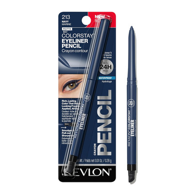 REVLON Colorstay Pencil Waterproof Eyeliner, Smudge-Proof, Eye Makeup with Built