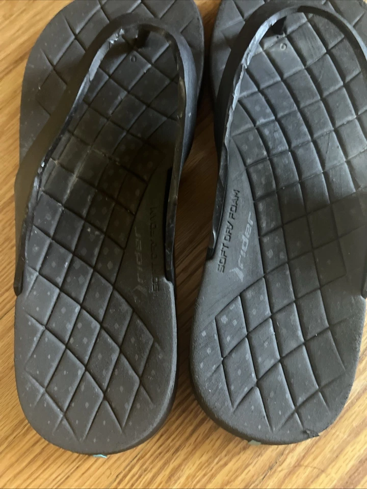 Шлепанцы Rider Мягкий Ремешок из Сухой Пены Размер 9 Отличное Б/у Состояние товара Beachcomber - Изображение 4 из 4