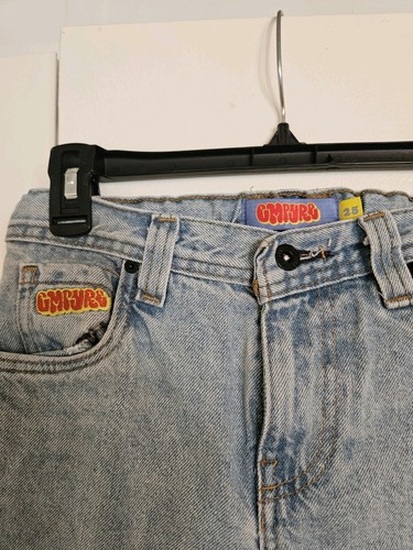 Empyre Youth Straight Leg Loose Fit Jeans Light Blue, Size 25 - Picture 3 of 3