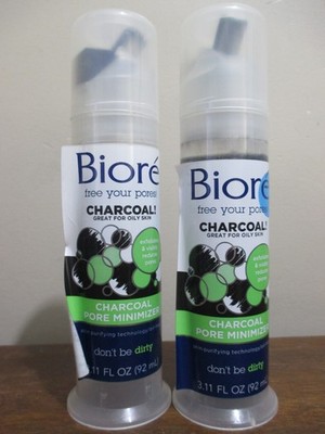 2x Biore Charcoal Pore Minimizer 3.11 Oz. Each