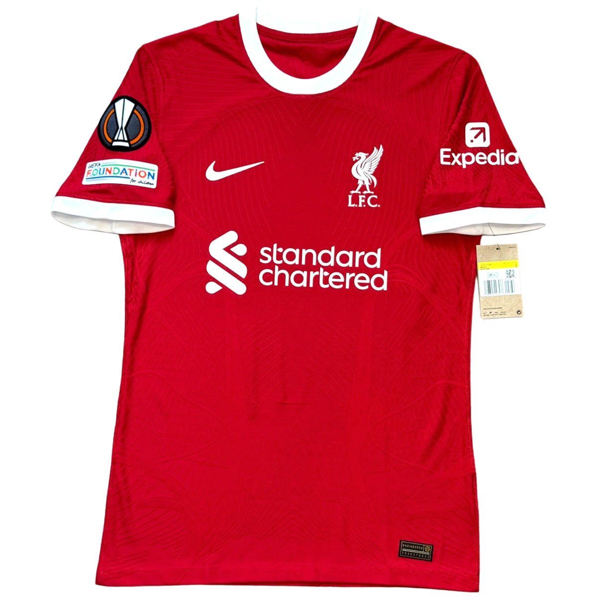 2023/24 Liverpool Authentic Home Jersey #7 Luis Diaz Small Europa