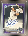 2025 Bowman Draft Brandon Compton Chrome Auto Purple Refractor /250 #CPA-BCO 1st