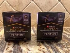 2 Boxes-FortiFlora Pro Plan Veterinary Probiotic Supplement - 30 Sachets 11/26