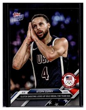 Tarjeta Base Nocturna Steph Stephen Curry 2024 Topps Now Olympics #27 (cantidad)