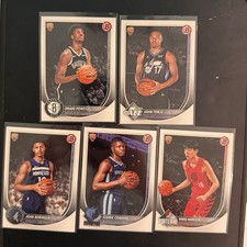 Bowman 2023 NBA Basketball Rookie Card Lot 5 Cards Rookie