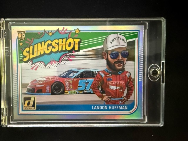 Landon Huffman 2026 Panini Donruss Racing Slingshot RC #6 SSP Case Hit
