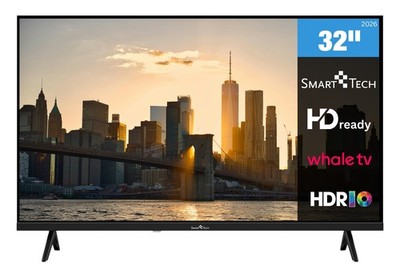 Smart Tech 32HH01K Fernseher 32 Zoll Whale Smart TV HD HDR Triple-Tuner 2026