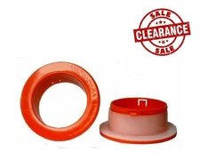 2 Pair - Plastic Hand Saver Dispenser, Red, 3" Core ( No Film Included )
