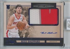 2024-25 Panini One and One Reed Sheppard Rookie Jersey Auto /49 Blue #10