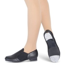 Revolution Dancewear Intro Stretch Tap Boot Black Size 7 NEW